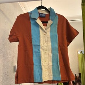Big Bud Press hand painted pantry button-up in Size Small (sample sale, limited)